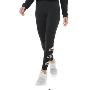 Large adidas leggings- black